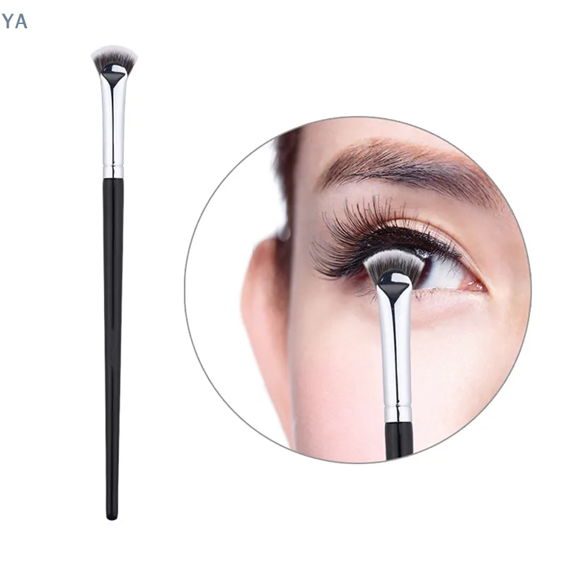 [Y]1PC Fan-shaped Eyelash Brush Soft No Shedding Beauty Eyelash Makeup Brushes Mascara Highlighter Powder Smudge Tool