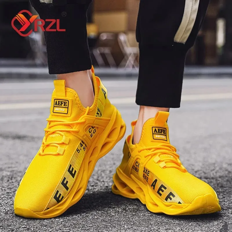 Mens Sneakers Lightweight Comfortable Mesh Breathable Sneakers Men Green Casual Shoes Thick Sole Running Shoes for Men — image 5