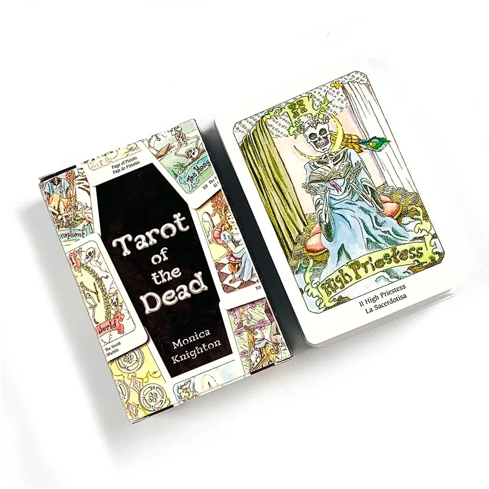 Tarot of the Dead Deck 78 Cards Day of the Dead Theme Fortune Telling Divination Board Game Spiritual Cards & Halloween Gifts — image 1
