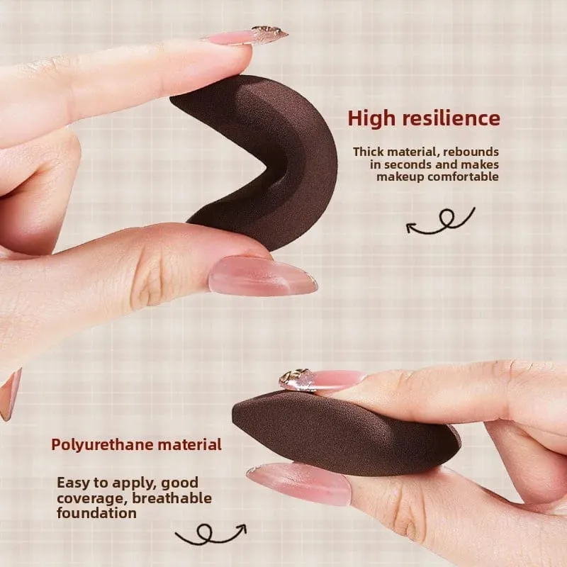2pcs Finger Shape Makeup Sponge Set Soft Reusable Cosmetic Puff for Foundation Highlighter Concealer Blending for Face Contour — image 5