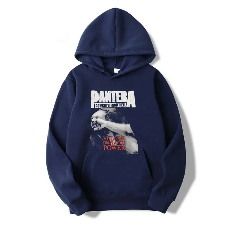 2026WinterNew Hoody PANTERA Band Pullovers COWBOYS FROM HELL Print Hoodies Men Women Vintage Fashion Hip Hop Oversized Swatsirts — image 3