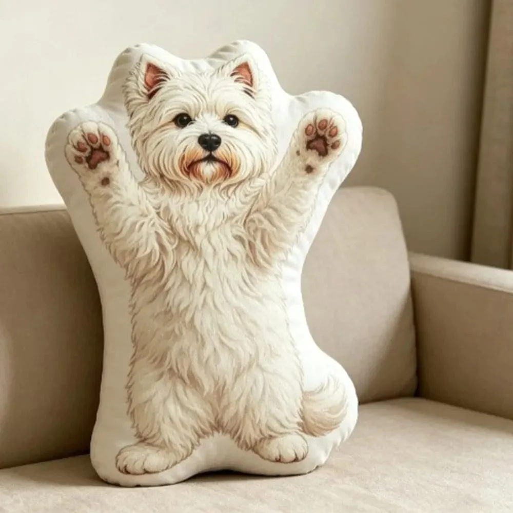 Dog Shaped Pillow Animal Throw Pillow Decorative Animal Pillow PP Cotton Filling Shiba Dog Cushion Contoured Shape — image 10