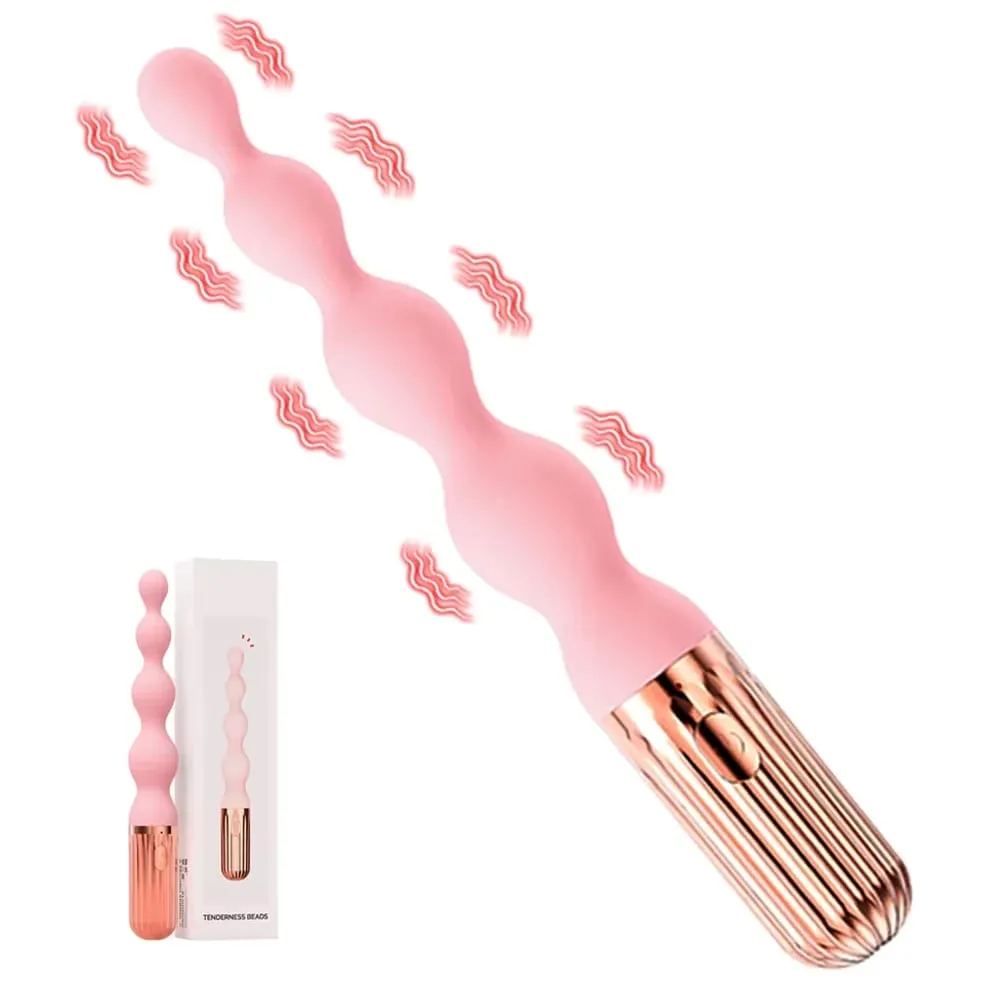 Anal Bead Vibrator For Women Vagina Clitoris Stimulator Vibrating Butt Plugs Male Prostate Massager Anus Sex Toy Couple Sex Toy — image 1