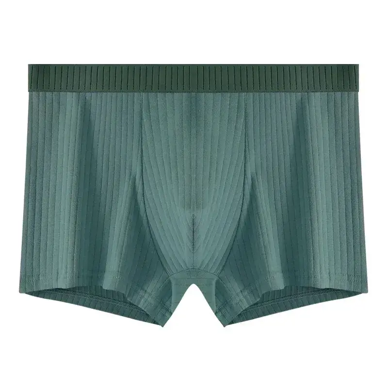 1/4 PCS Men's Underwear Men's Pure Cotton Four Corner Shorts All Cotton Antibacterial Crotch Teenage Boy Flat Angle Underwear