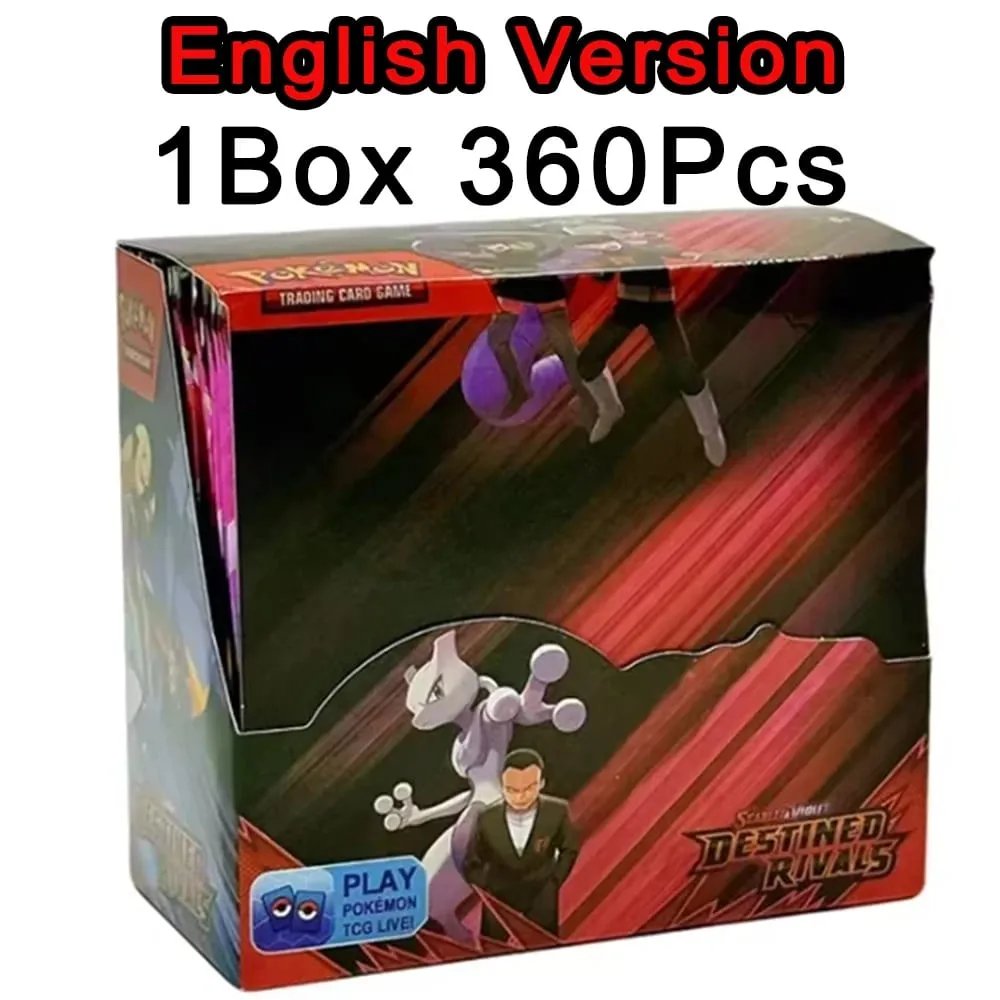 ** 360Pcs EnglishPokémonCards SunMoon Destined PSrismatic Evolutions Scarlet Violet 151 PALDEAN Booster Battle Transaction Card — image 2