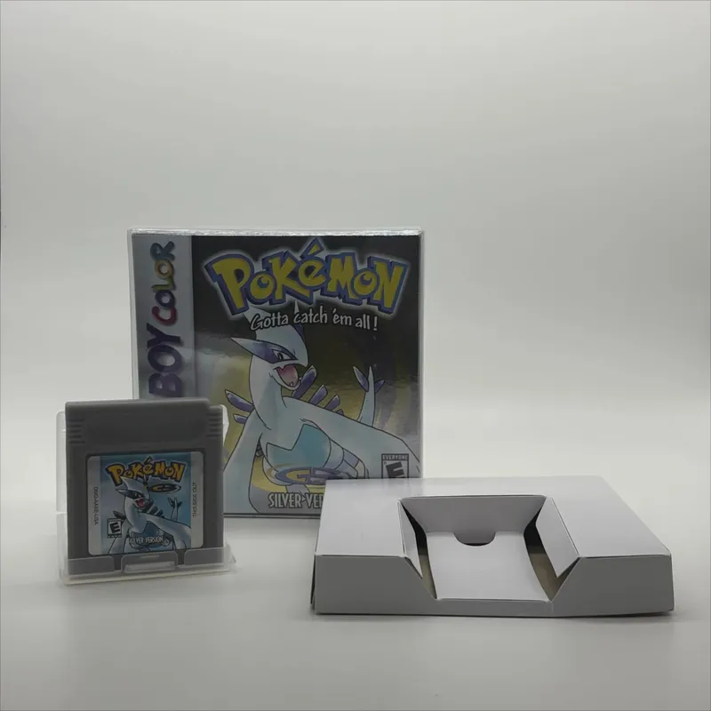 Pokemon Series Blue/Crystal/Gold/Green/Red/Silver/Yellow GBC Game in Box with Manuals for Video Game Cartridge USA Version — image 17