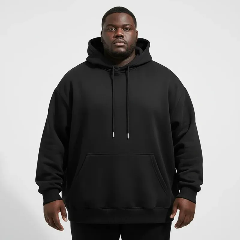 Plus Size Men Hoodies Sweatshirt Autumn Winter Long Sleeve Pullover 5XL 6XL 7XL 90-180kg Cotton Sport Tops Big Size Men Clothing — image 2