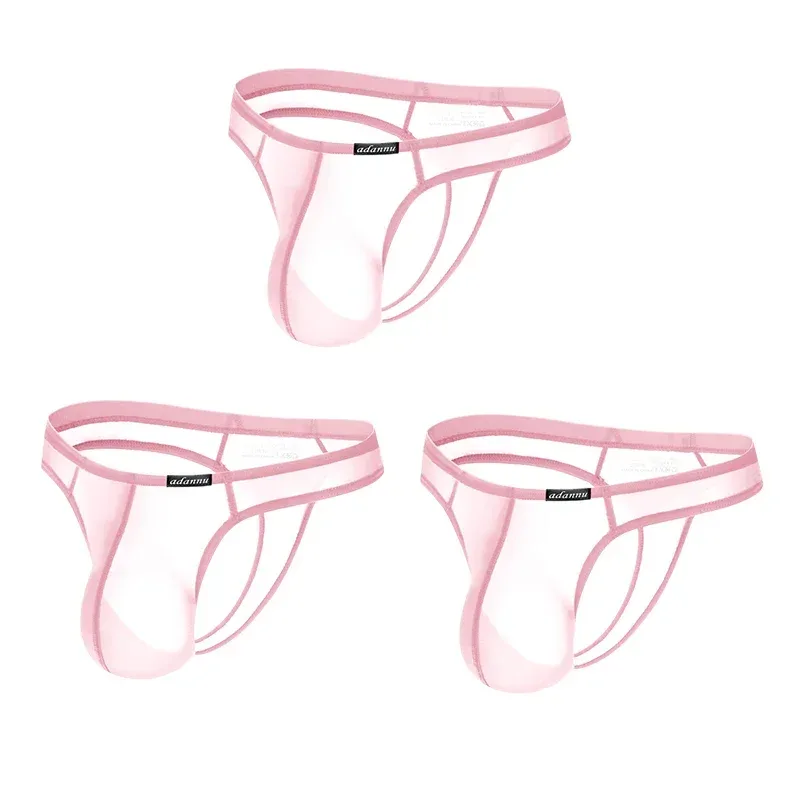 Ultra Thin Sheer Briefs Men Underwear Cooling Knickers Low Rise Bulge Pouch Underpants Soft Mesh Panties Male Thong Pants — image 32