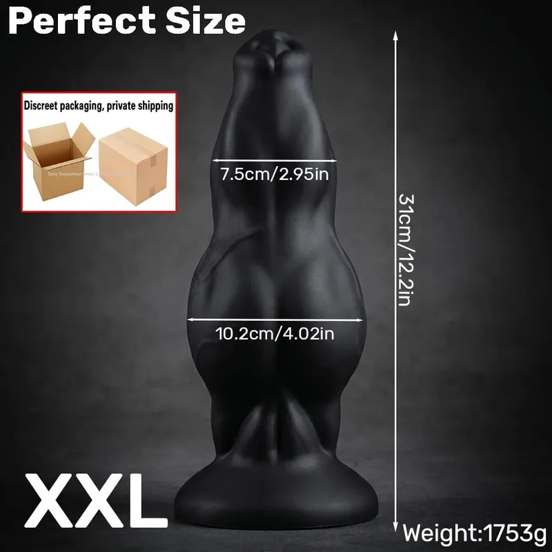 NEW Large Animal Penis Huge Dog Cock Dildo Suction Cup Masturbator Female Anal Butt Plug Big Anal Plug Adult Sex Toys Products — image 18