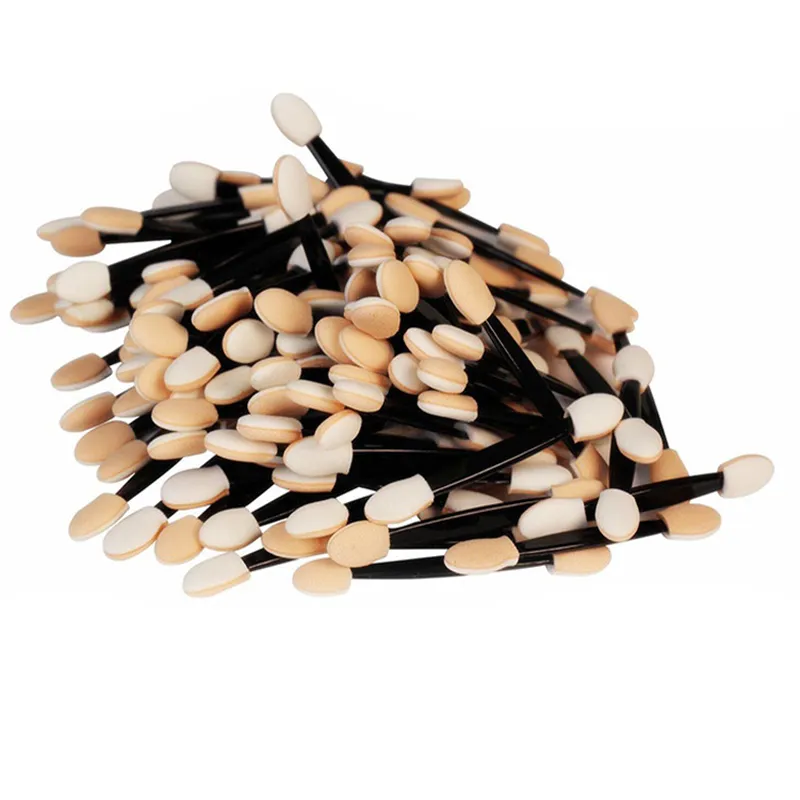 30/50pcs Double Sided Eyeshadow Applicators In Bulk Sponge Eye Shadow Brushes Disposable Mini Makeup Brushes Nail Powder Brushes — image 5