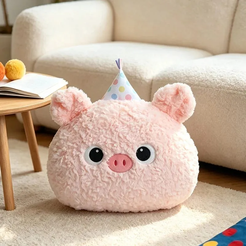 40CM Kawaii Cartoon Animal Plush Pillow Soft Stuffed Soft Fox Sheep Frog Cat Seal Dog Pig Cushion Funny Home Decoration Gifts — image 16