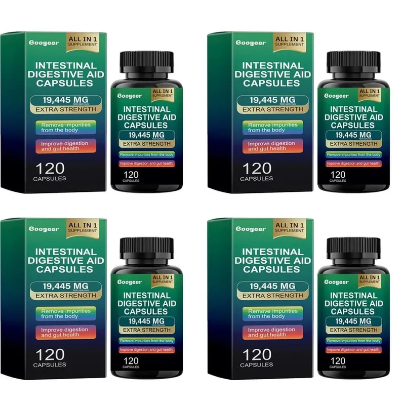 Googeer Intestinal Digestive Aid Capsules Fish Oil Extract Supports Digestion and Gut Health Supports Immunity 120 Capsules — image 10