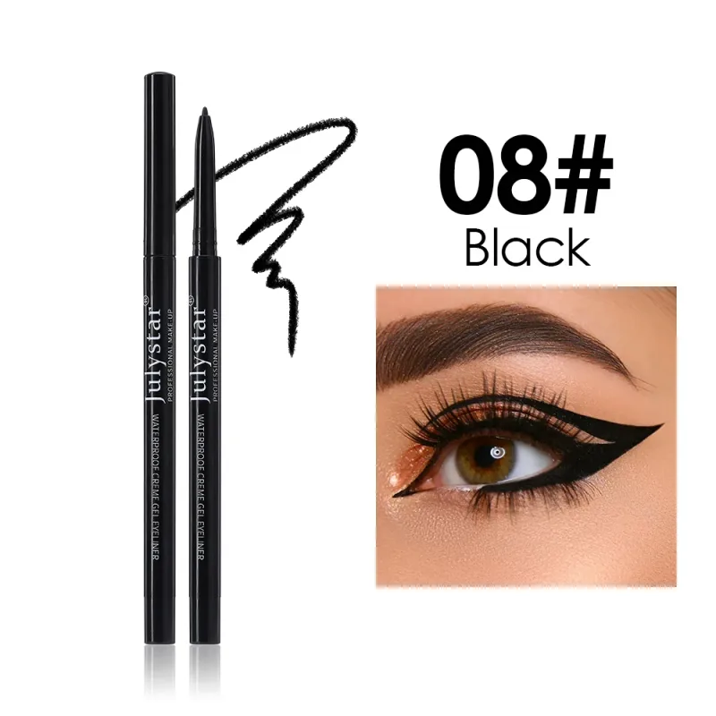 1PC White Matte Eyeliner Gel Pen Long Lasting Waterproof Eye Liner Pencil Mabilis na pagkatuyo Hindi-smudge Eye Makeup para sa mga Babaeng Cosmetics — image 19