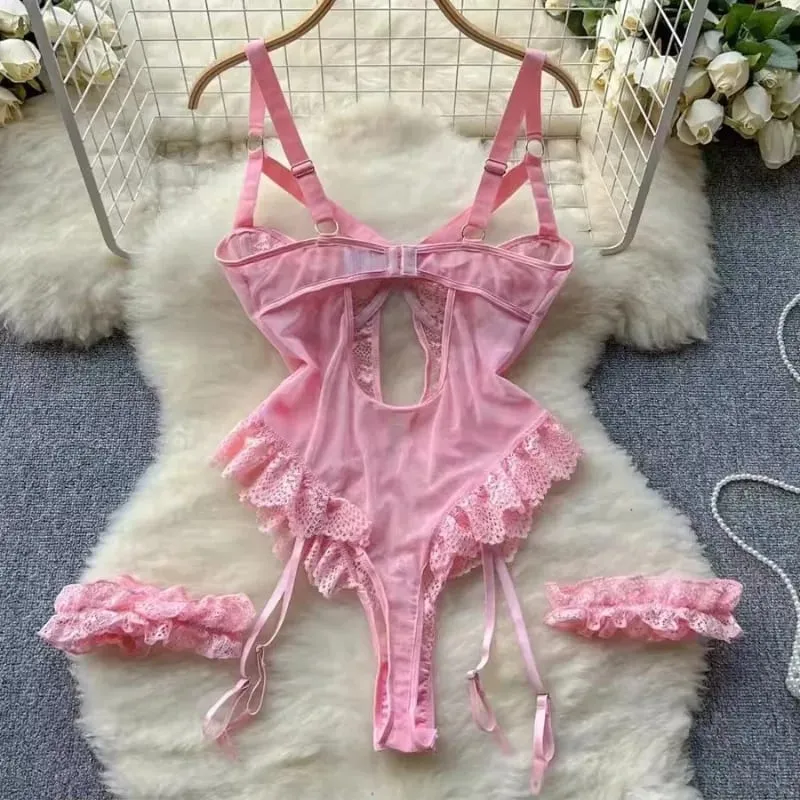 Erotic Underwear Bras Sets for Women Lace Garter Lingerie Intimates 2026 Underwire Bra and Panty Thongs Hot Sexy Underwear Set