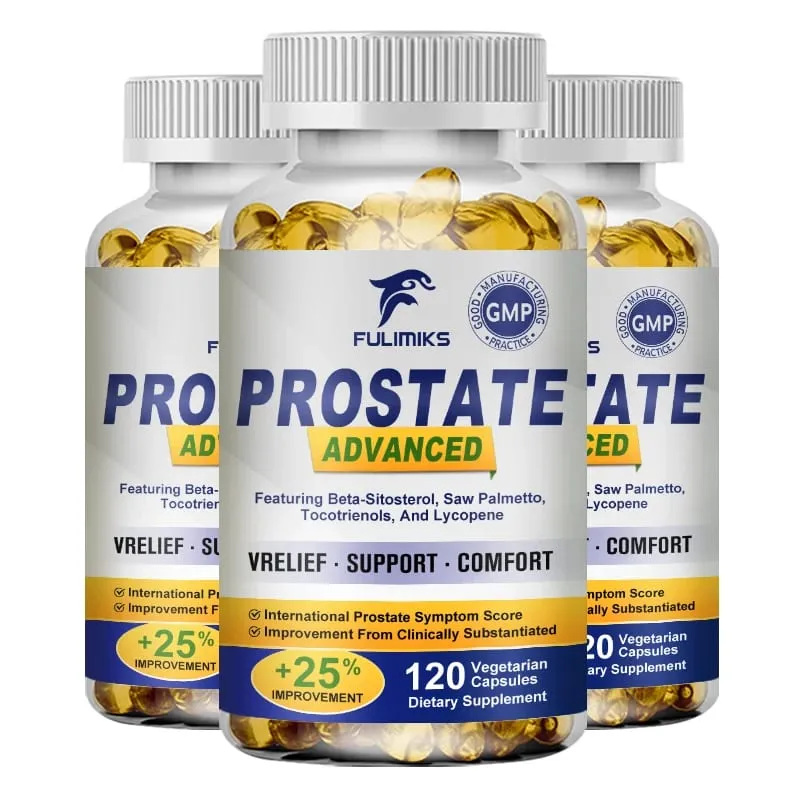 Prostate Supplement with Saw Palmetto Support Male Prostate Bladder & Urinary Tract Health Herbal Hair Care Anti-Hair Loss
