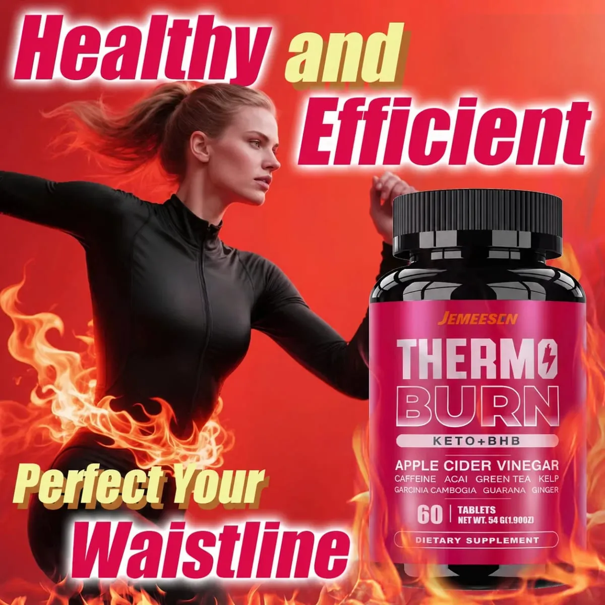 Natural Formula Fat-Burning Tablets with Premium BHB Blend + Brazilian Berry – Gentle Detoxification and Weight Management Suppo — image 2
