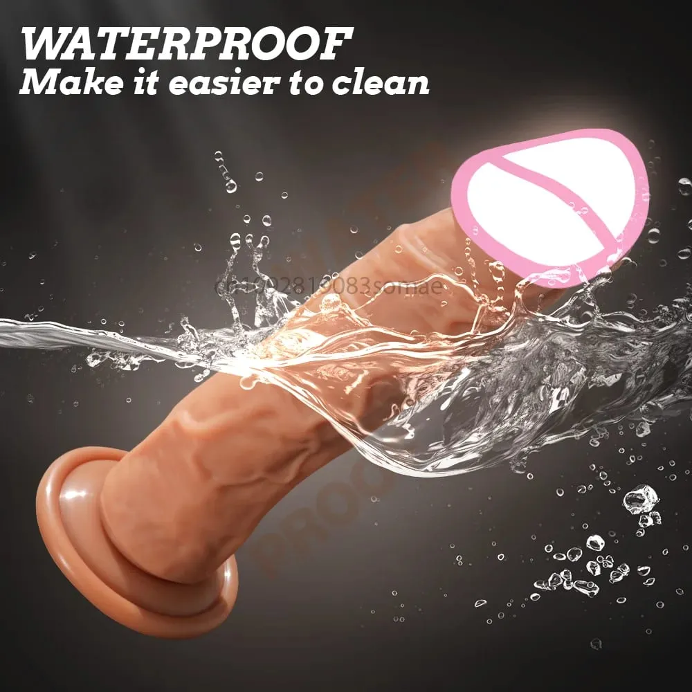 Realistické dildo na penis silikonové dildo pro začátečníky vaginální anální dildo bodu G se silnou přísavkou Sexuální hračky pro dospělé Pro ženy Masturbace — image 3