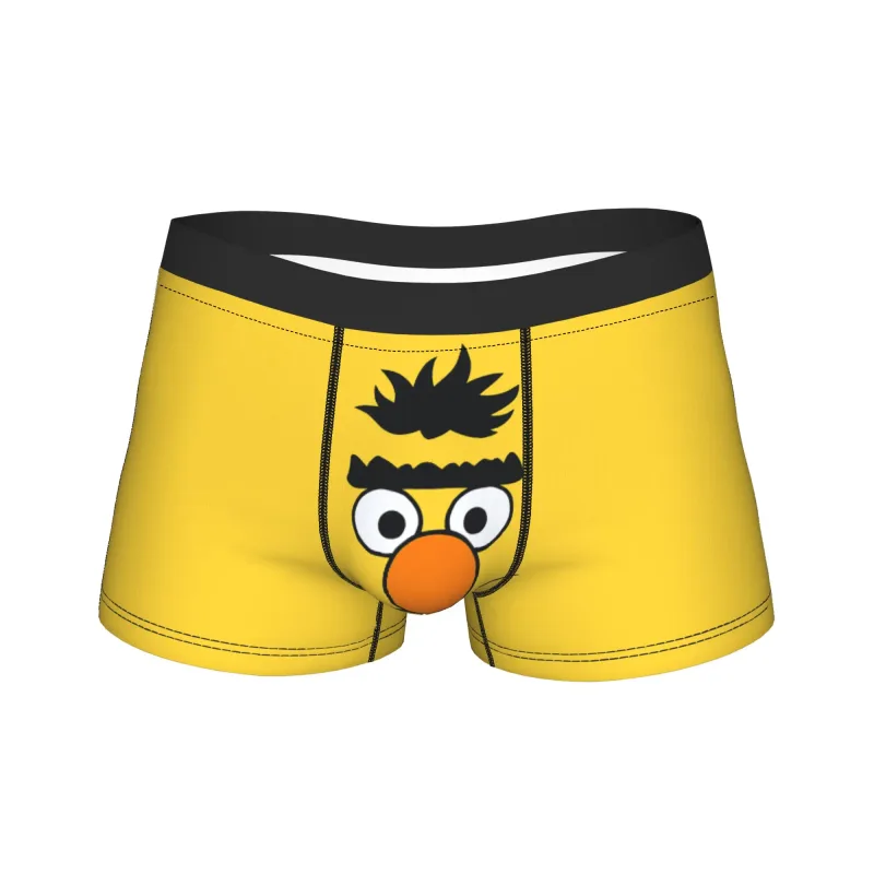 S-Sesames Streets Tango Elmo & Grover Pakaian Dalam Lelaki Seluar Pendek Seluar Dalam Lucu Boxershorts Kualiti Customs Seluar Dalam Besar