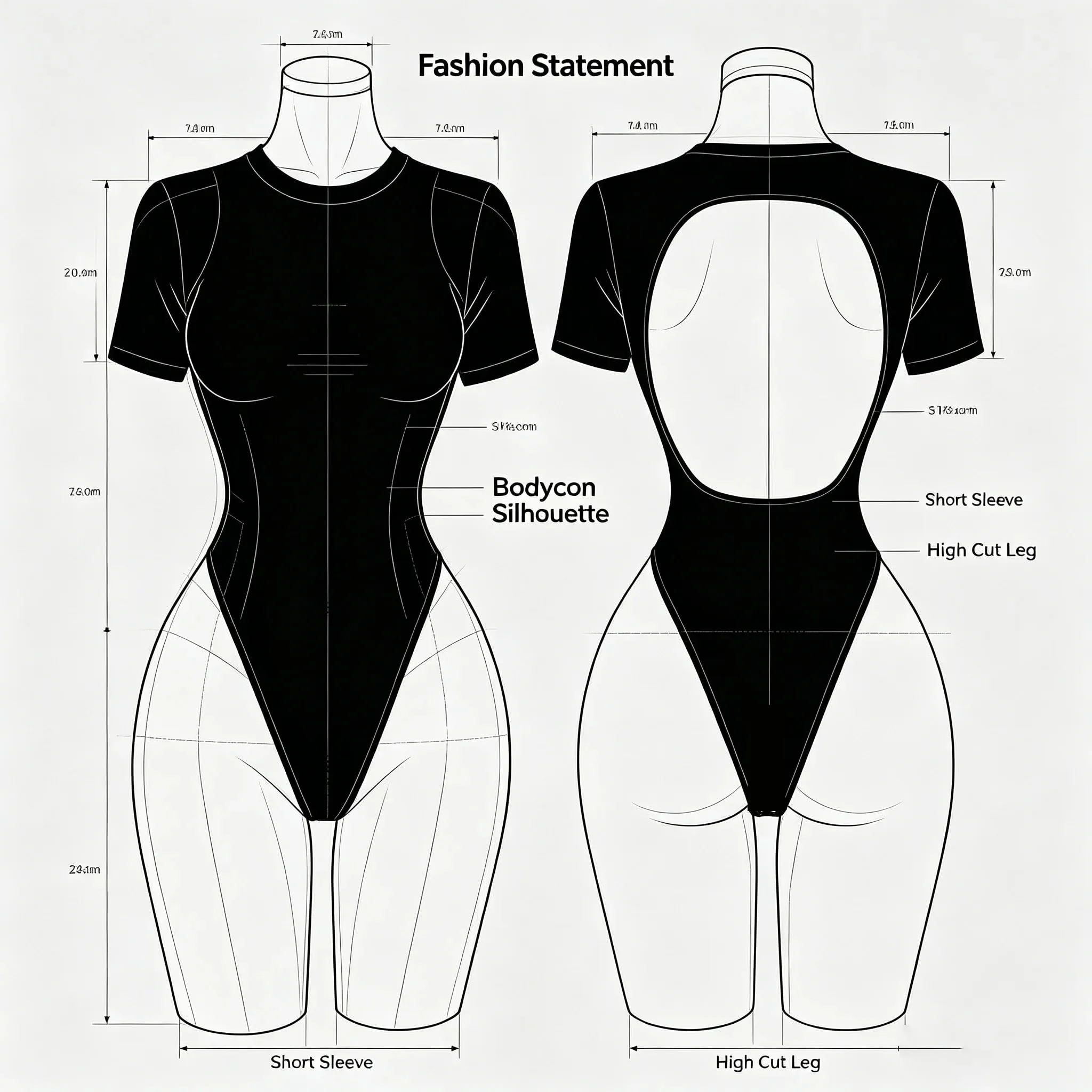 Women's High-Quality Backless Bodysuit Basic Solid Color Comfortable Fit Underwear — image 9