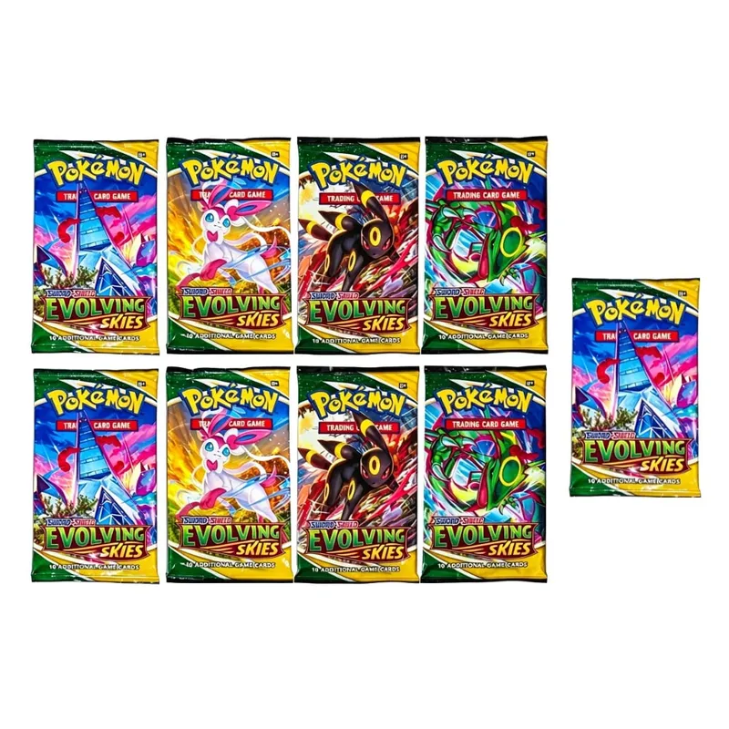Pokemon TCG Sword & Shield Evolving Skies Booster Box 36 Packs Trading Card Game Collection Cards Toy for Kids Gift — image 7