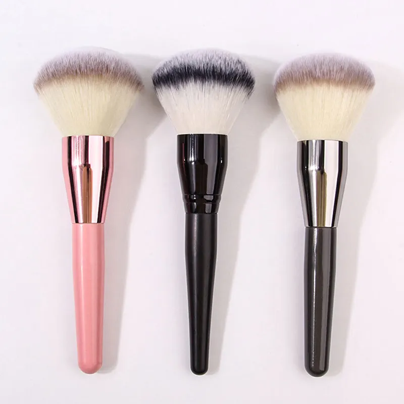 【M】Large Makeup Brush Face Cheek Contour Blusher Nose Foundation Loose Power Cosmetic Make Up Brushes Tool Powder Blush Brush — image 3
