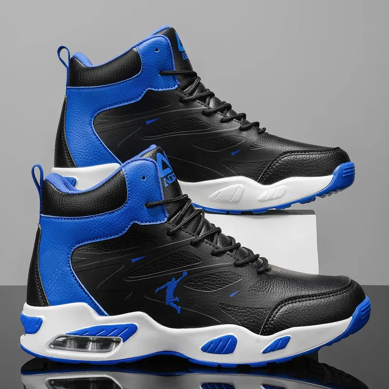 Men's High-Top Basketball Shoes Fashion Air Cushioning Comfortable Non-Slip Breathable Shock-Absorbing Outdoor Activities Sneake — image 10