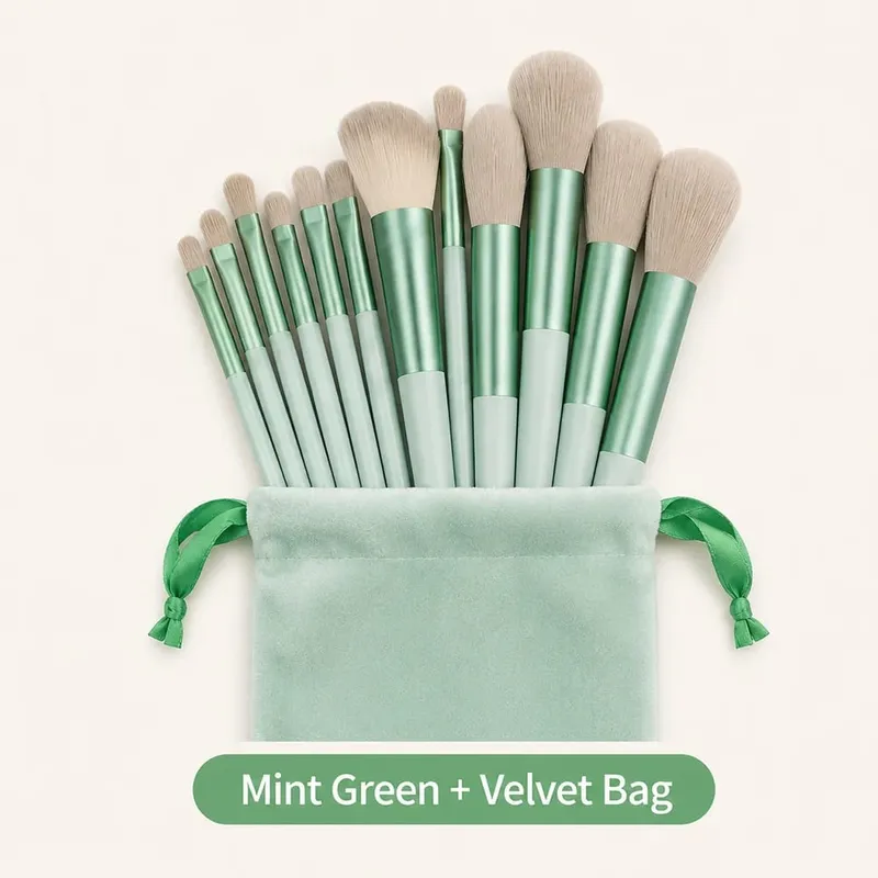 13Pcs Makeup Brush Set Soft Face & Eye Makeup Brushes for Foundation Powder Blush Concealer & Eyeshadow — image 11