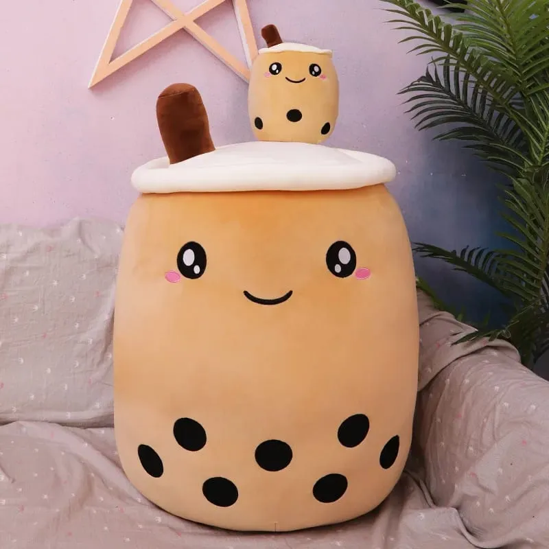 24CM Soft Boba Americano Coffee Milk Tea Doll Real-life Bubble Tea Toy Stuffed Hug Pillow Balls Bubo Tea Cup Cushion For Kids — image 15