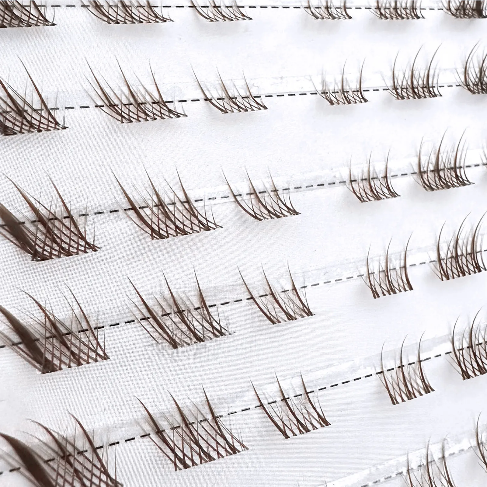 10rows Foxes Style Anime False Eyelashes Natural Curling 8-13mm Spiky Cluster Segmented Eyelash Extensions For Beauty Eye Makeup — image 4
