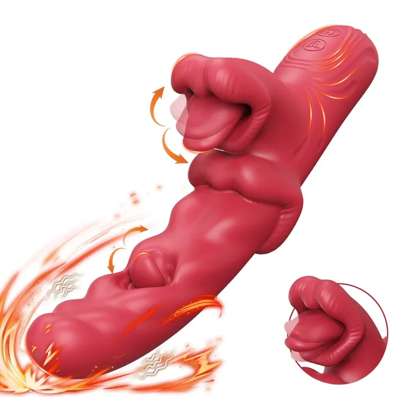 New Style Tongue Licking Vibrator for Women Clitoris Stimulator Dildo Vibrator Powerful Vagina Vibrator Vibration Sexy Adult — image 8