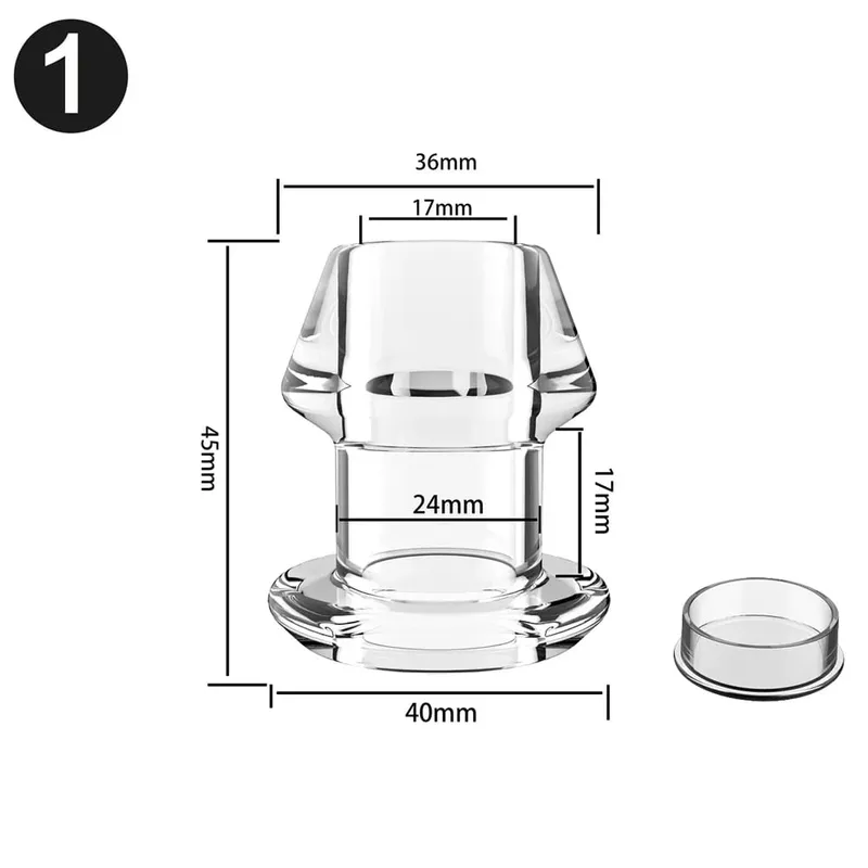 Holle Anale Plug Siliconen Butt Pluggen met Stopper Anale Dilatator Anus Tunnel Uitbreiding Prostaat Massage Speeltjes Voor Vrouw Mannen gay