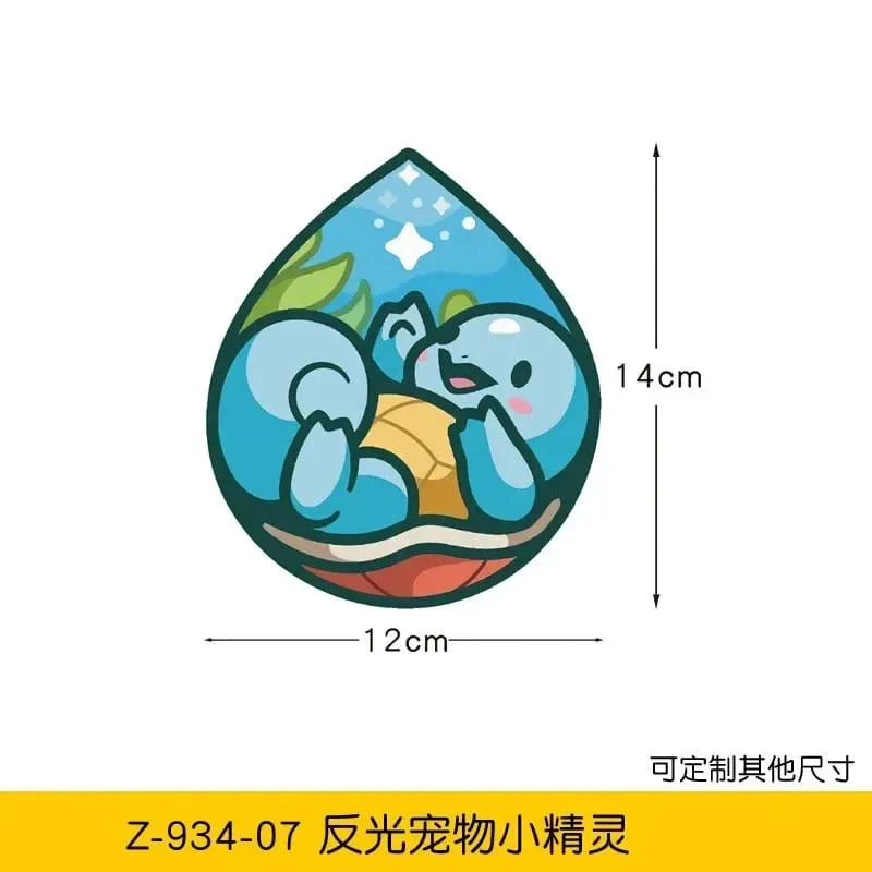 20styles Pokemon Car Stickers Anime Figure Pikachu Gengar Eevee Charmander Cute Cartoon Doll Creative Sticker Birthday Gifts — image 20