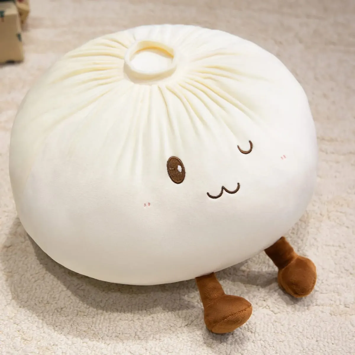 40cm Dumpling Plush Toy Soft Stuffed Hug Pillow Doll Home Decoration Stress Relief Toy Fans Gift — image 7