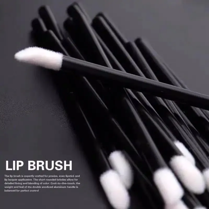 Velkoobchod 250/500/1000 ks štětce na rty Hůlky na řasy Aplikátory Čištění kosmetických rtěnek Mikro štětce Make-up Nástroje ve velkém