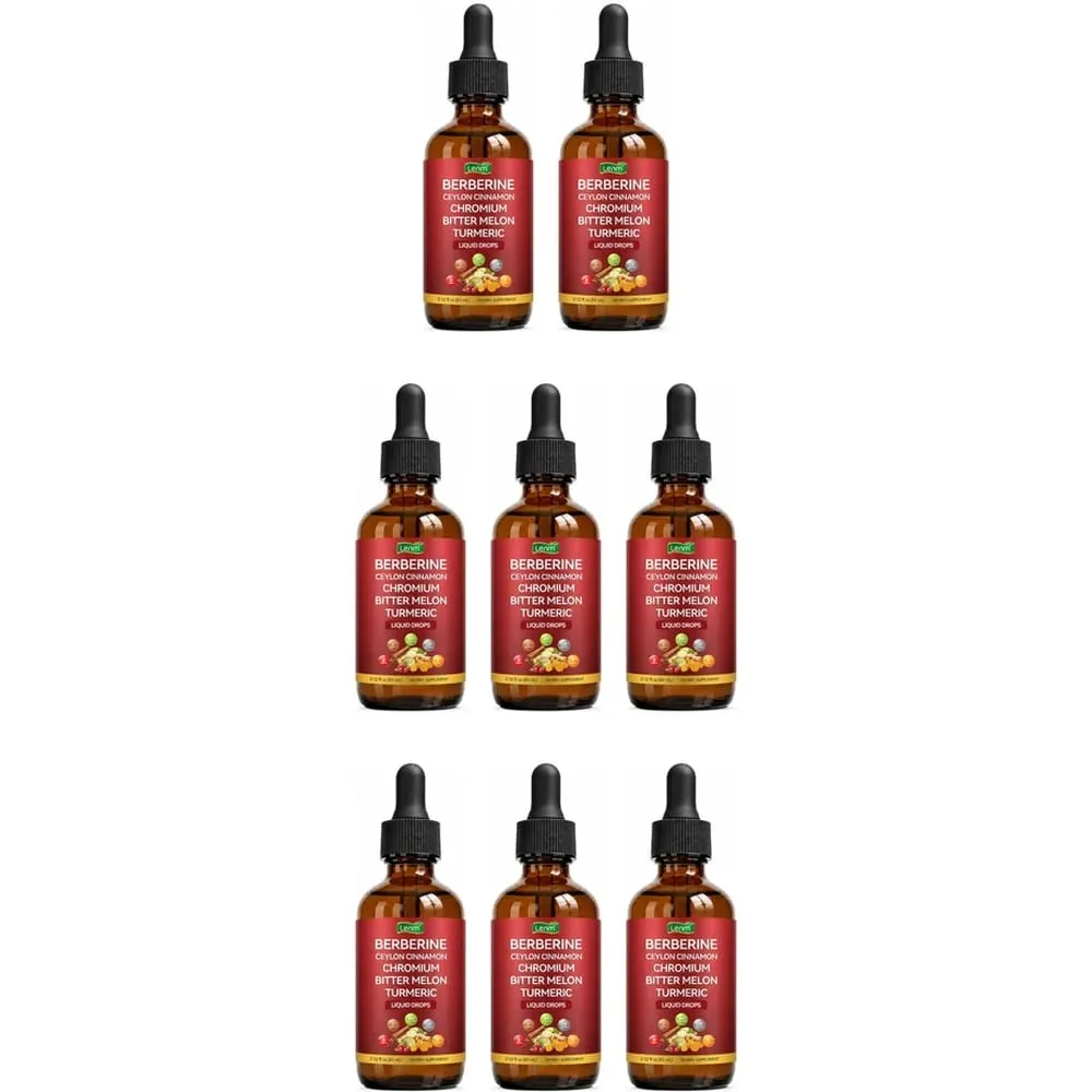 Berberine Complex Drops Metabolic Support 100% Natural Sugar & Alcohol Free Healthy Blood Sugar Balance & Digestive Health