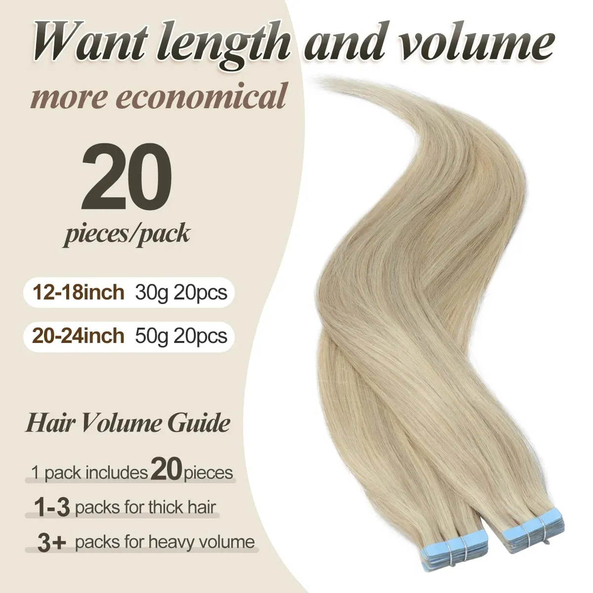MRS Hair 4x0.8cm HAIR Tape in Hair Extensions Human Hair Natural Real Skin Weft Adhesive Tape Ins 20pcs
