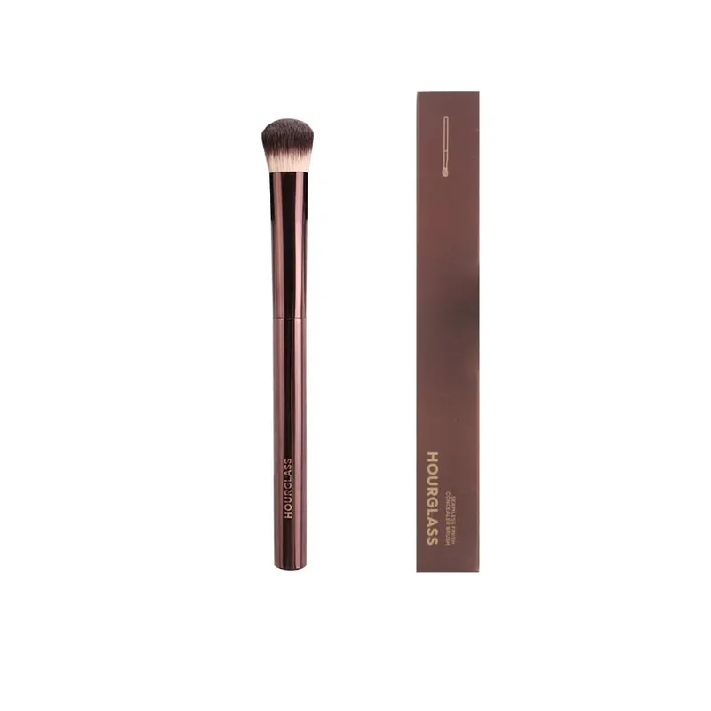 1pc Hourglass Powder Contour Makeup brushes Foundation Blusher Make up brush metal handle Concealer Bronzer high end with box — image 12