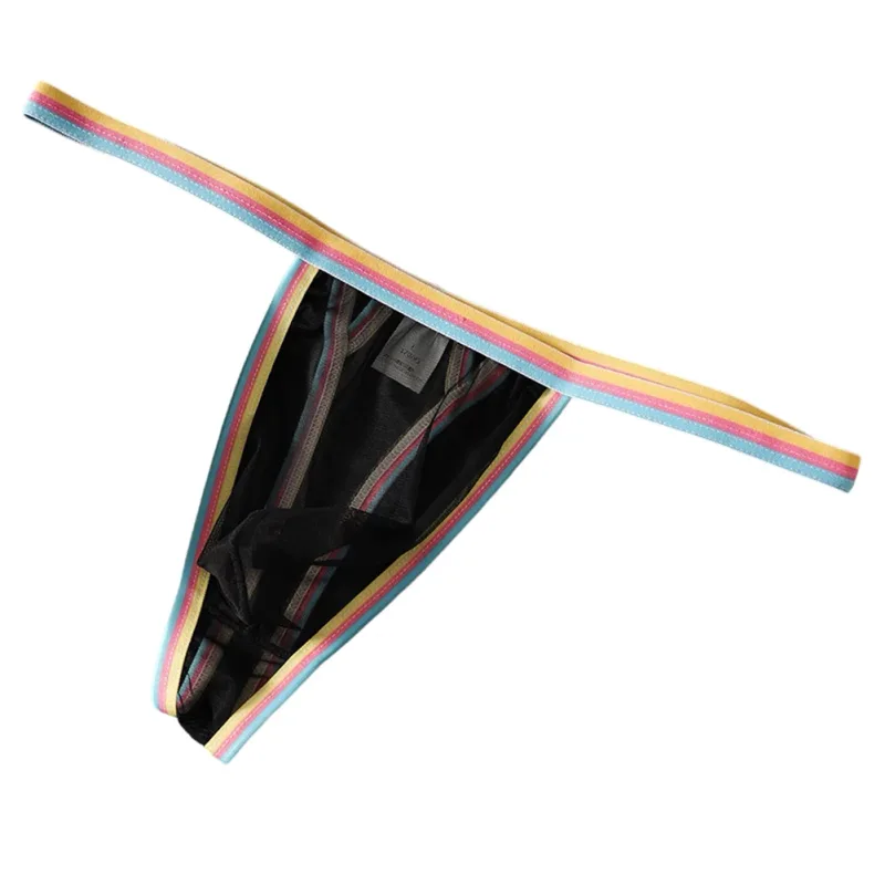 Men's Ultra-thin Mesh Briefs Underpants Man Sexy Underwear Breathable Ropa Interior Hombre Slips Quick Dry Bikinis Sissy Panties — image 9