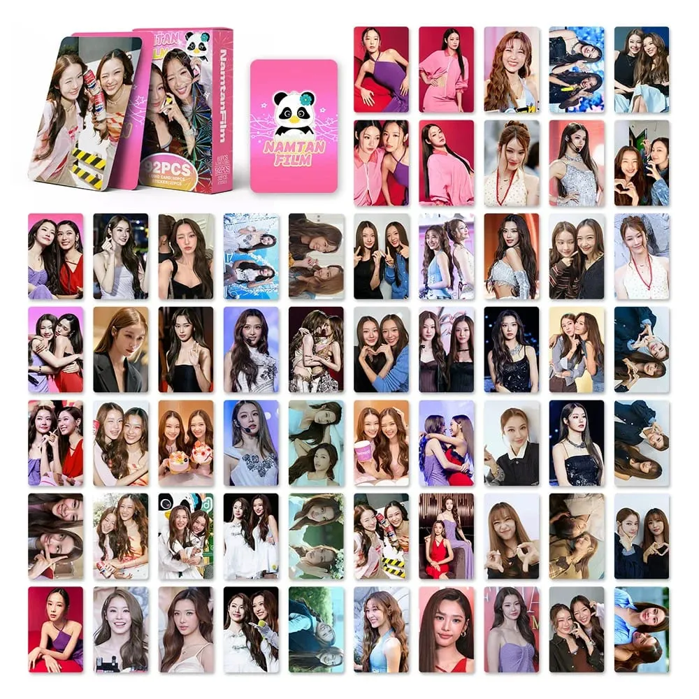 92Pcs NamtanFilm Lomo Card Pack 60 Thai GL Idol Photocards 32 Cute Stickers Thai Girl CP Fan Merch Gifts For Fans — image 4