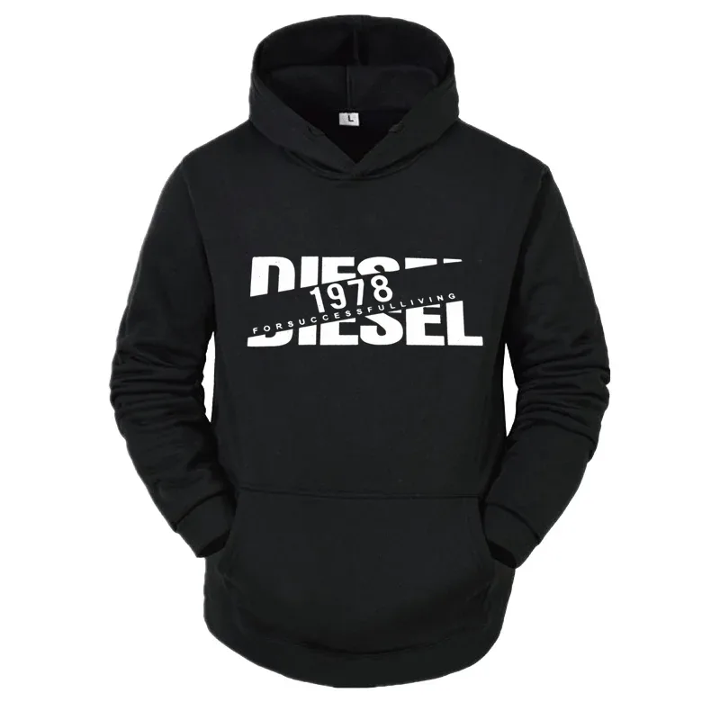 2025 Autumn/Winter Casual Printed Hoodie Classic Style Fashion Men's Y2K Harajuku Sports Jogging Street Men's/Women's Clothing