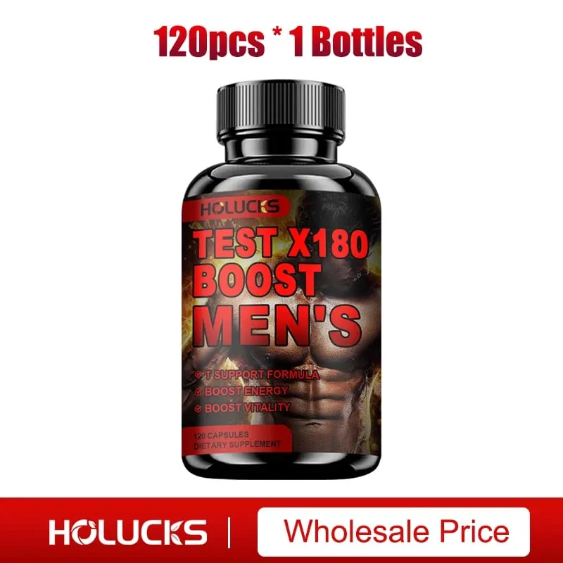 Test X180 Boost 9-in-1 T Support for Men with D-Aspartic Acid Fenugreek Tribulus Terrestris Boost Vitality & Performance — image 8