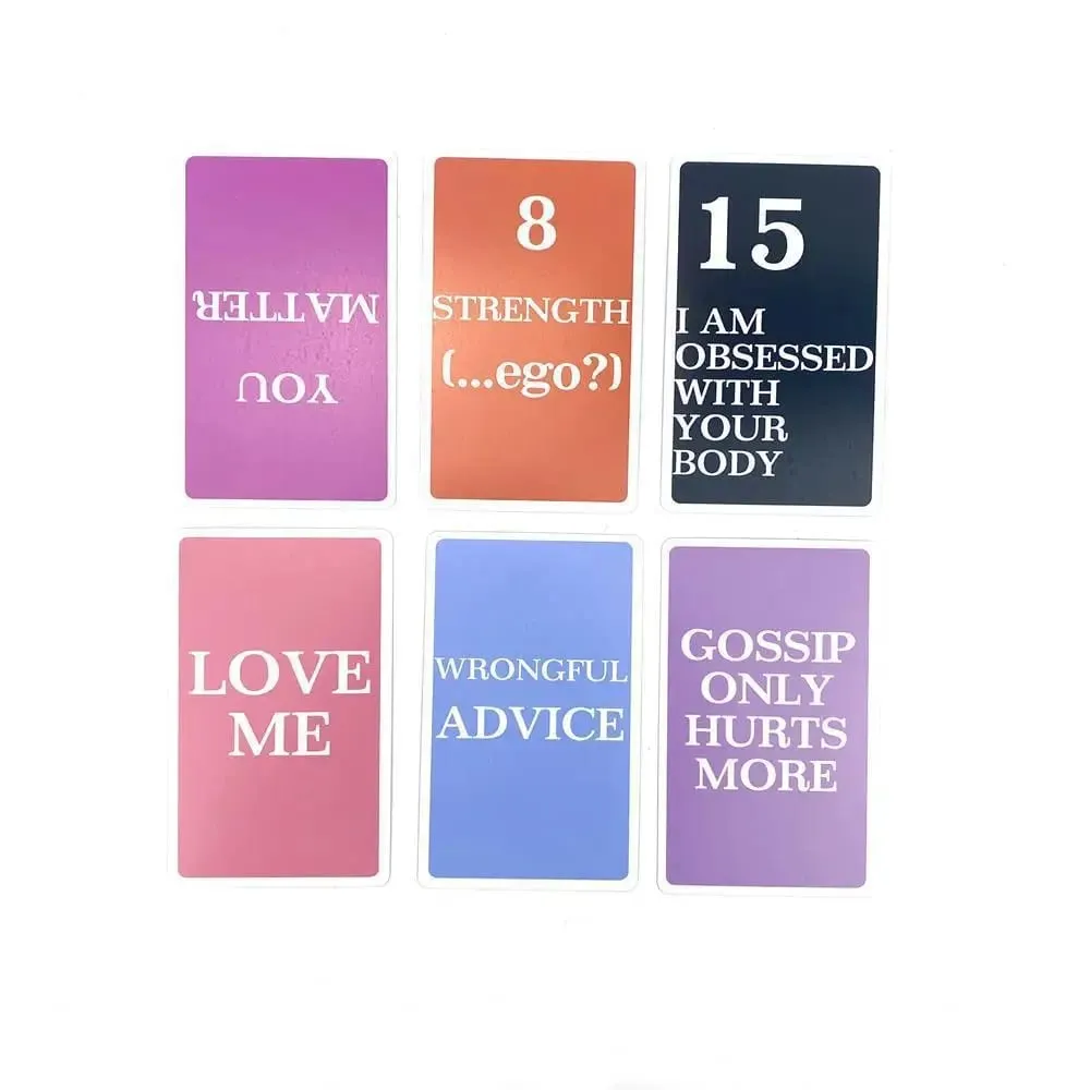 Poustevnické tarotové zprávy Karty Oracle Karty Proroctví Věštění Balíček Rodinná párty Desková hra Věštecká hra Karty pro začátečníky