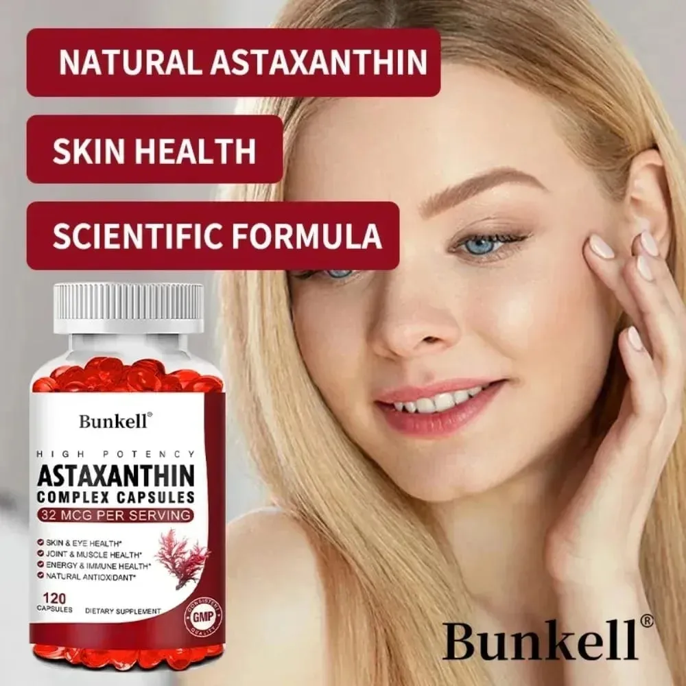 Antarctic Krill Oil 120mg Astaxanthin 32mcg Capsules(EPA DHA) Support Joint and Skin Immunity Cardiovascular Health — image 3