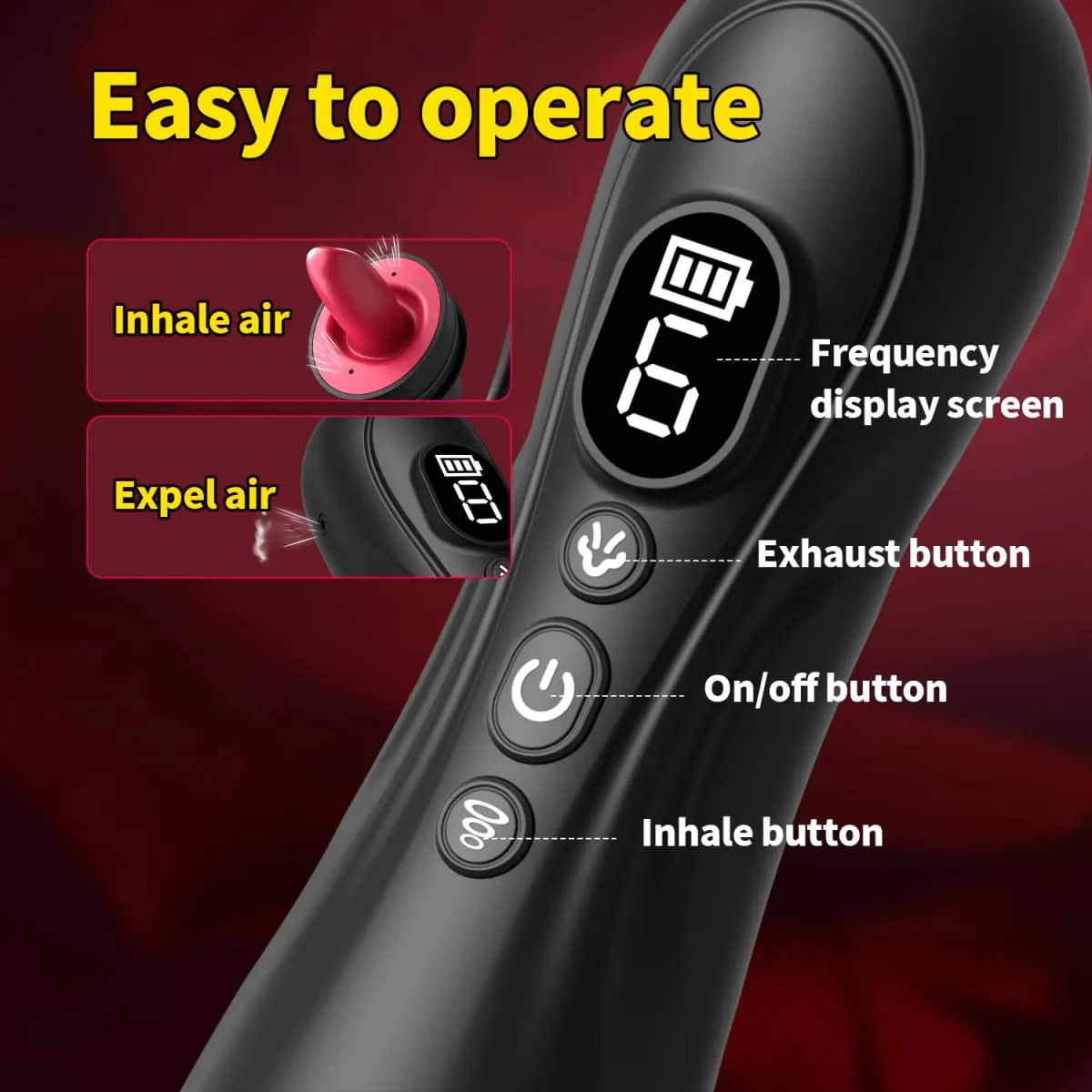 Pussy Pump Vibrator Tough Licking Sucking Toys BDSM Electric Vacuum Suck Vagina Female Sex Pump Toy Clit Nipple Sucker for Women — image 3