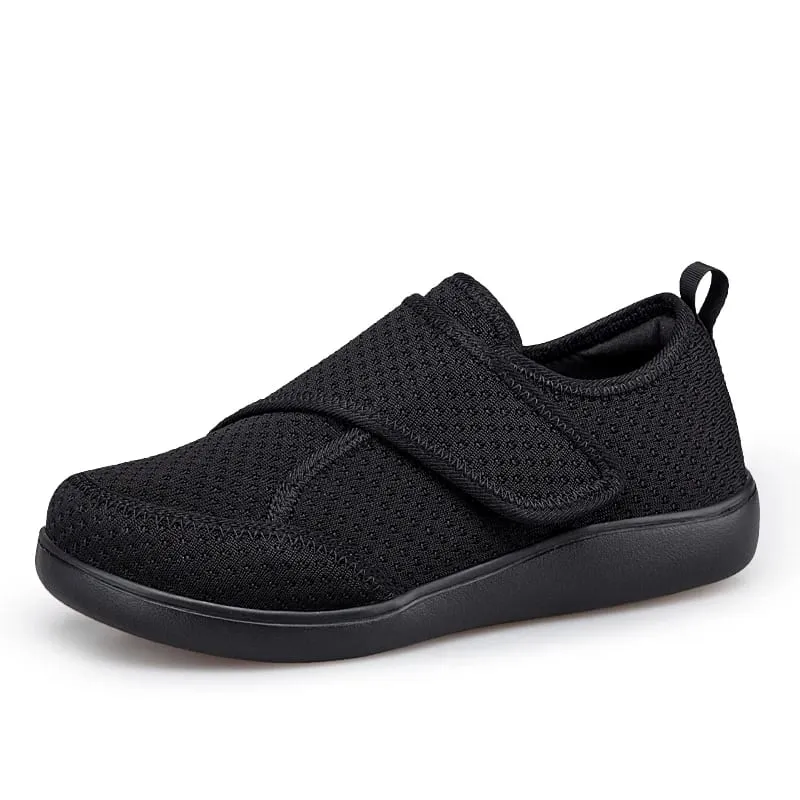 Open Shoes for Elderly Adjustable Diabetic Shoes Swollen Foot Fat Wide Hallux Valgus Bunion Orthopedics Thumb Eversion Men Women