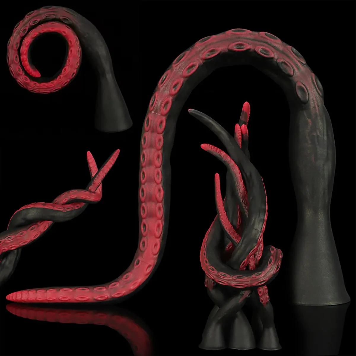 50-100cm Super Long Anal Whip Octopus Anal Plug Silicone Suction Cup Bdsm Buttplug Dilatdor Anal Xxl Sex Toys Women Men Sex Sho — image 1