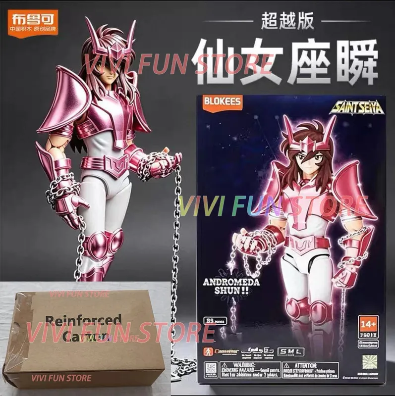 In Stock BLOKEES Saint Seiya CLASSIC CLASS Gold Saint Virgo Shaka Pisces Aphrodite Andromeda Cygnus EX Gold Assembled Model Toys — image 24
