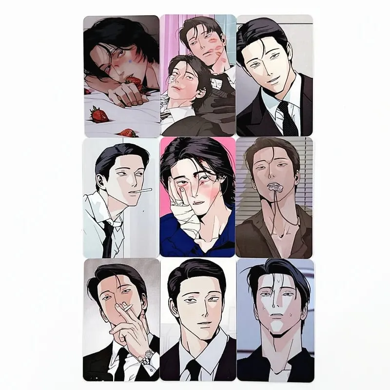 18PCS Korean BL Manhwa God's Peace Photo Cards Set - Manga Characters LOMO Card Perfect Gift for Fans — image 4
