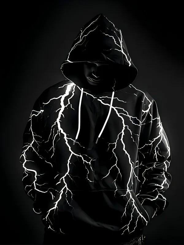 Men's winter-spring hooded sweatshirt with 3D print comfortable and soft trendy and casual streetwear style
