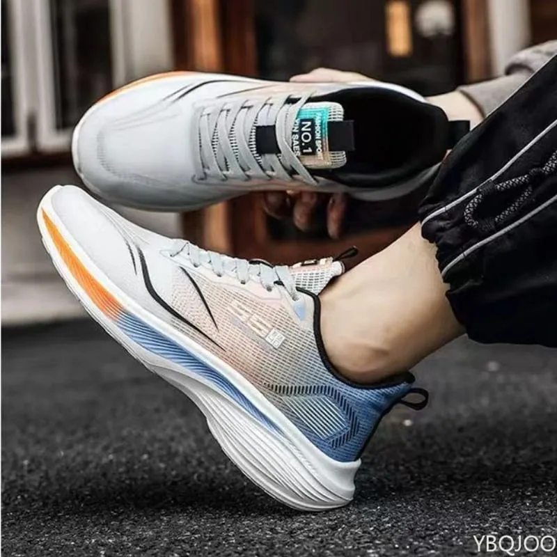 Spring summer new men casual comfortable shoes simple lace up Lightweight men's sneakers fashionable versatile running shoes